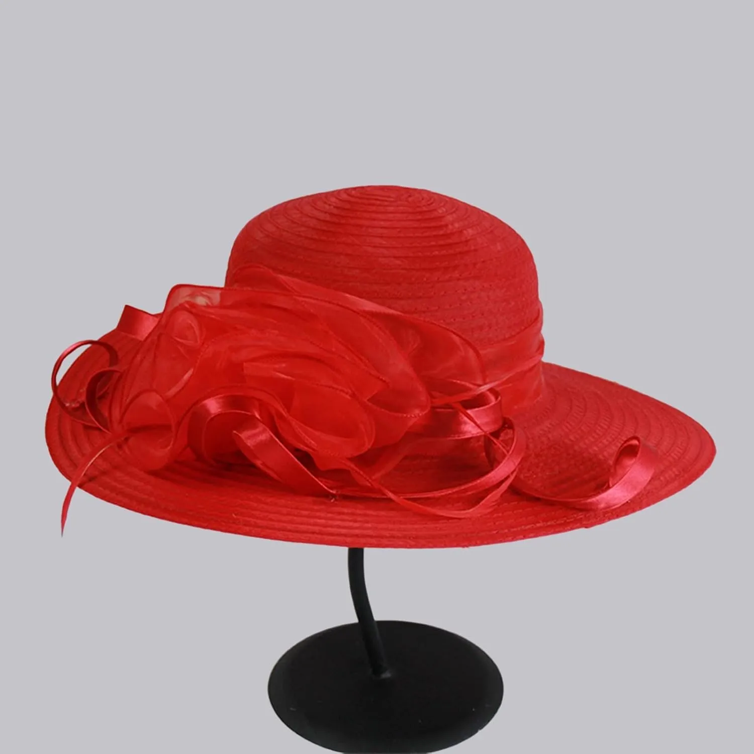 Kentucky Hat Church Dress Hat for Women Elegant Fascinators Bridal Tea Part𝚢 Wedding Hat Wide Brim Sun Cap