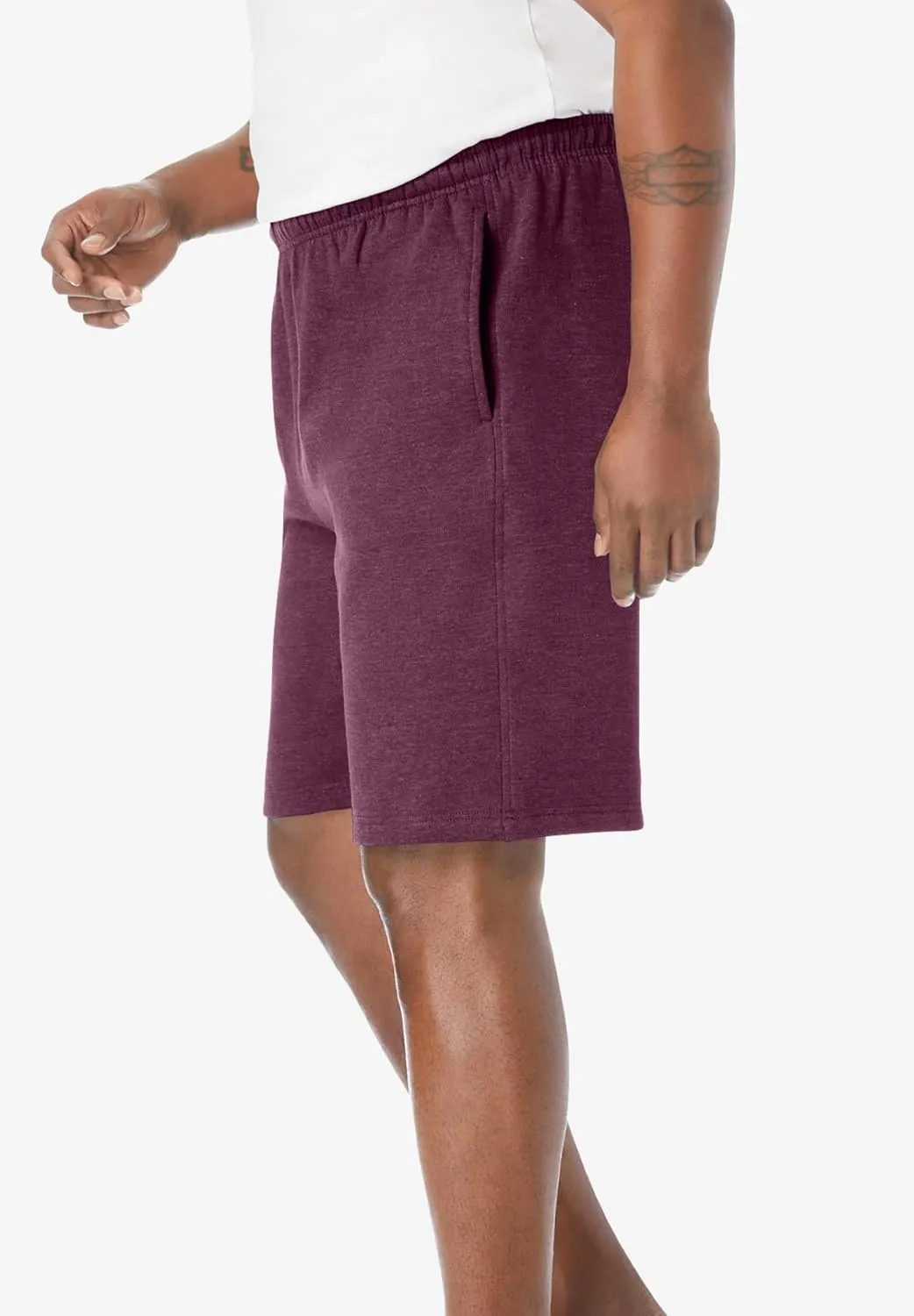 KingSize Men's Big & Tall Comfort Fleece Shorts