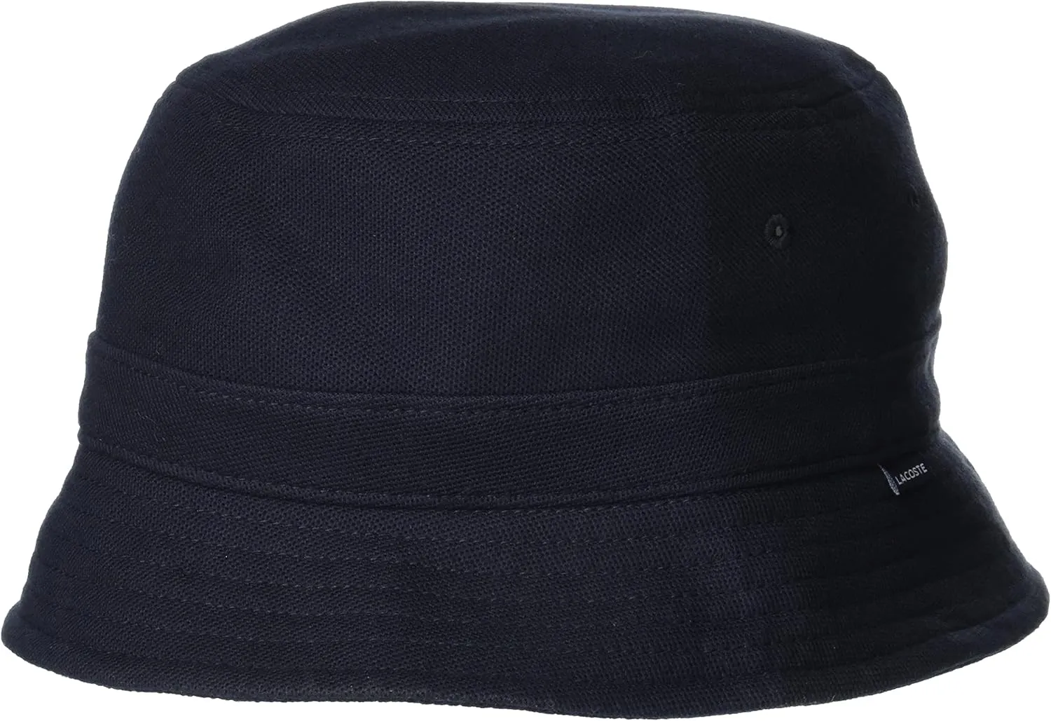 Lacoste Men's Solid Little Croc Pique Bucket Hat