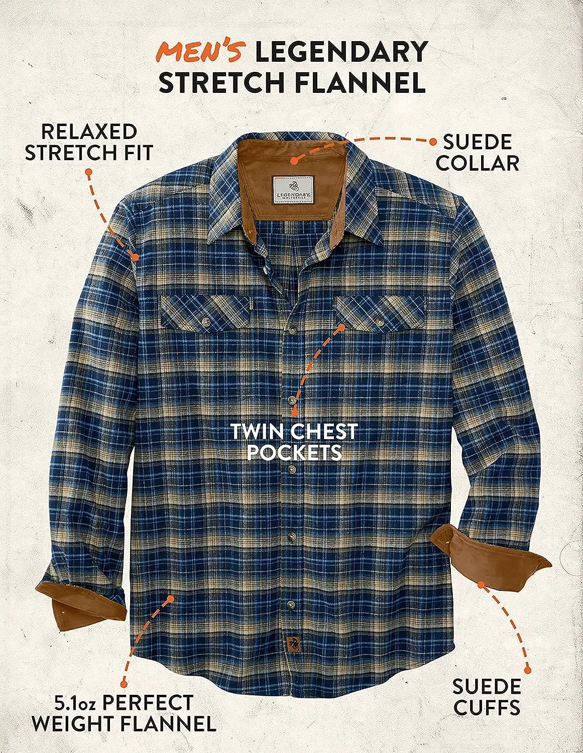 Legendary Whitetails Men's Legendary Flannel Shirt