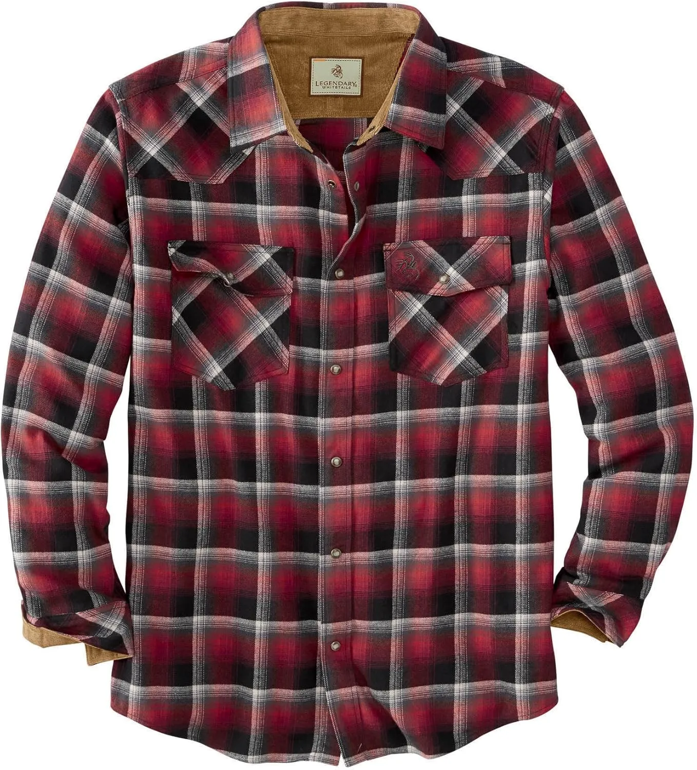 Legendary Whitetails Men's Shotgun Western Flannel Shirt