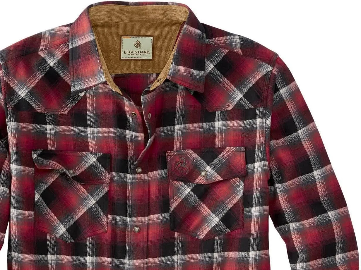 Legendary Whitetails Men's Shotgun Western Flannel Shirt