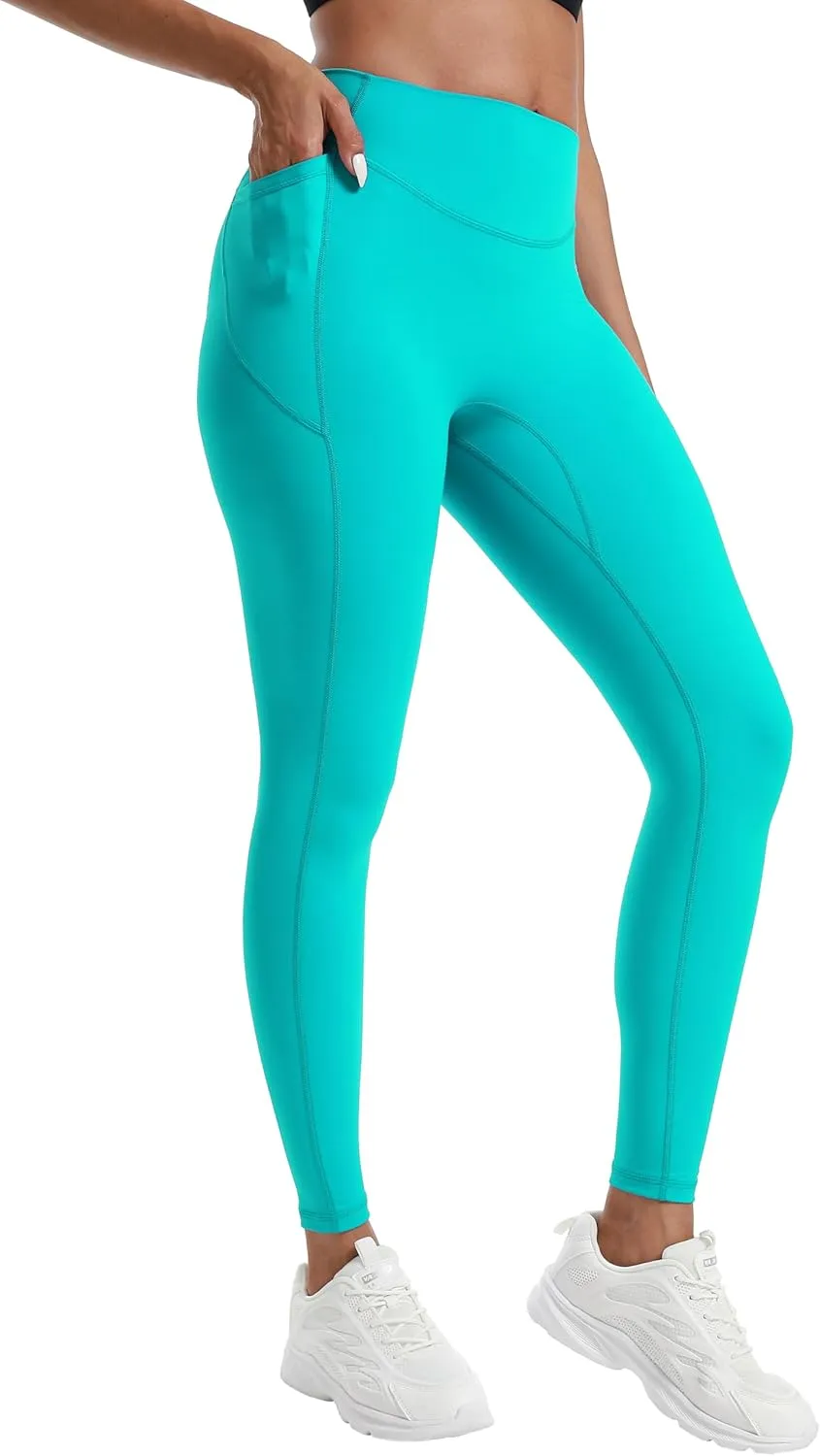Leggings with Pockets for Women, Tummy Control High Waisted Activewear Leggings, Women's Workout Gym Yoga Pants