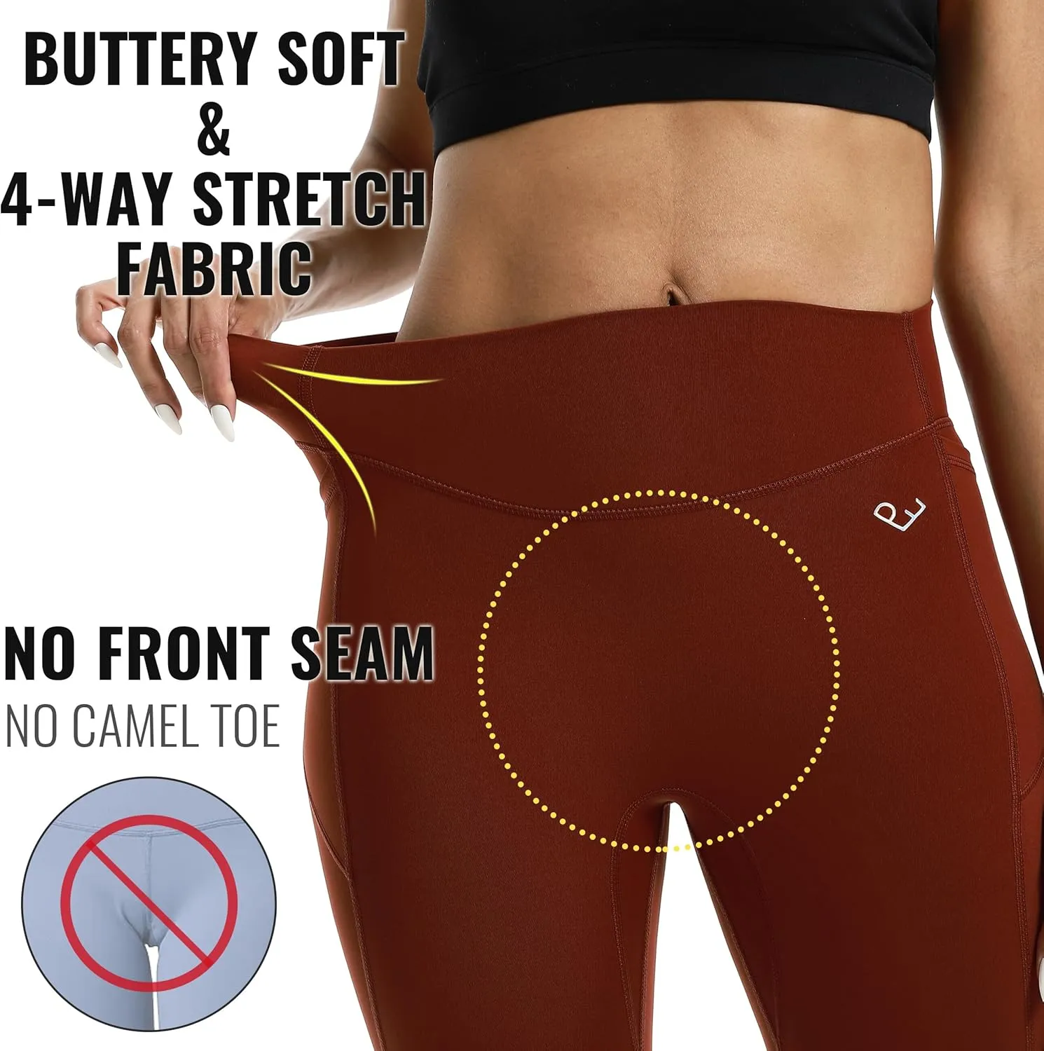Leggings with Pockets for Women, Tummy Control High Waisted Activewear Leggings, Women's Workout Gym Yoga Pants