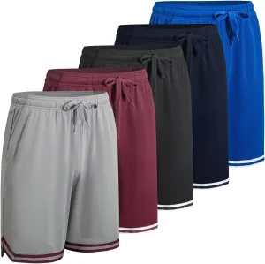 Men's Basketball Shorts Running Athletic Workout Shorts Breathab Gym Shorts Quick Dry