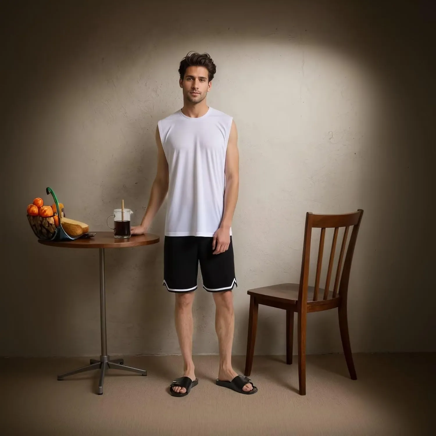 Men's Basketball Shorts Running Athletic Workout Shorts Breathab Gym Shorts Quick Dry