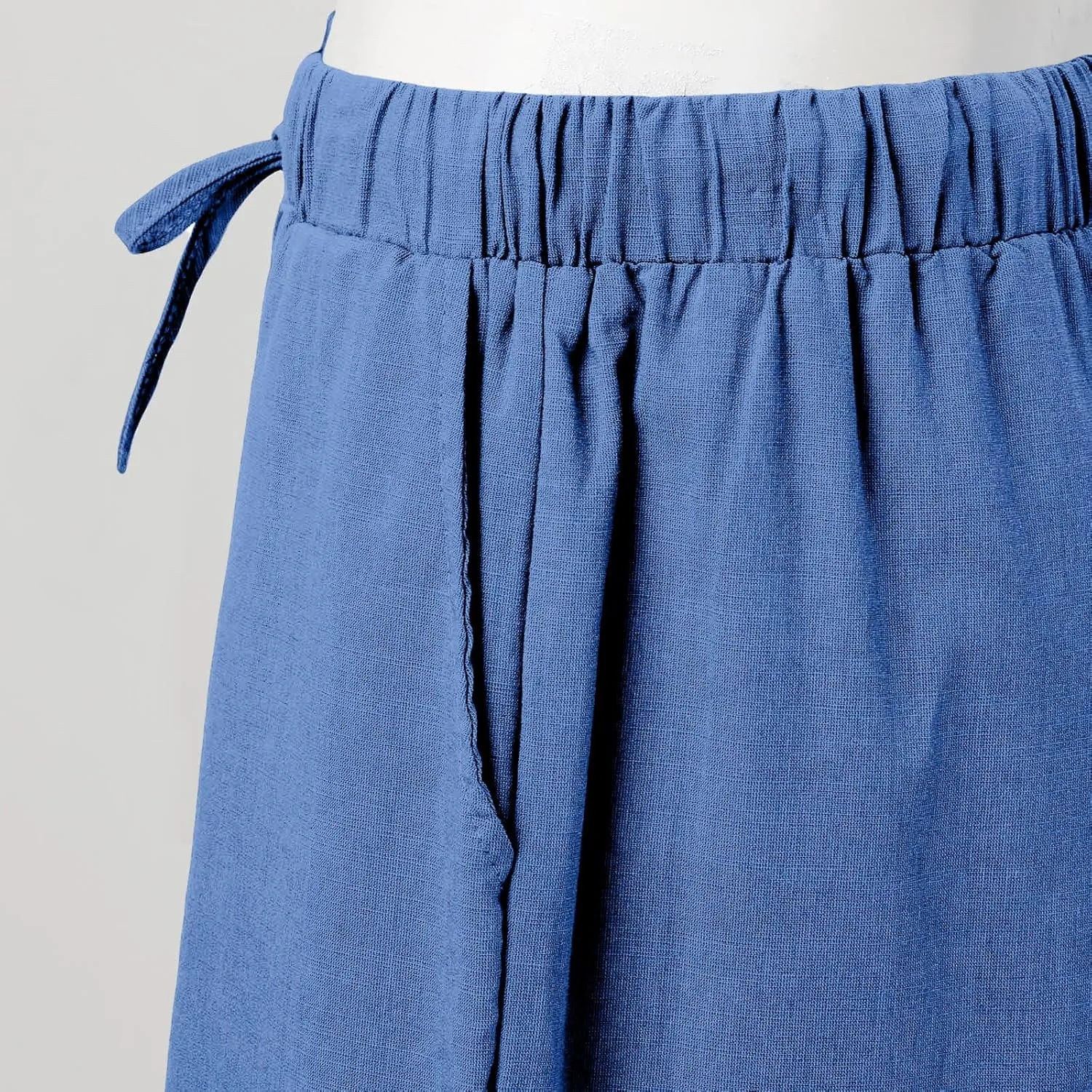 Mens Casual Pants Baggy Drawstring Elastic Waist Classic Fit Baggers Pants Running Joggers Daily Wear Trousers