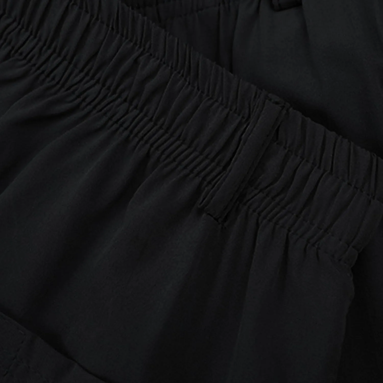 Men's Classic-Fit Wrinkle-Resistant Pleated Chino Pant Fashion Leisure Solid Color Straight Elastic Waist Trousers