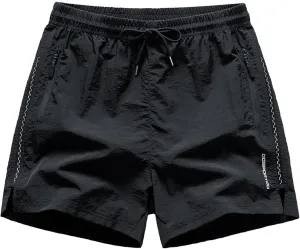 Men's Gym Workout Shorts Quick Dry Drawstring Waist Soft Comfy Sweat Athletic Shorts Looes Running Shorts with Pockets