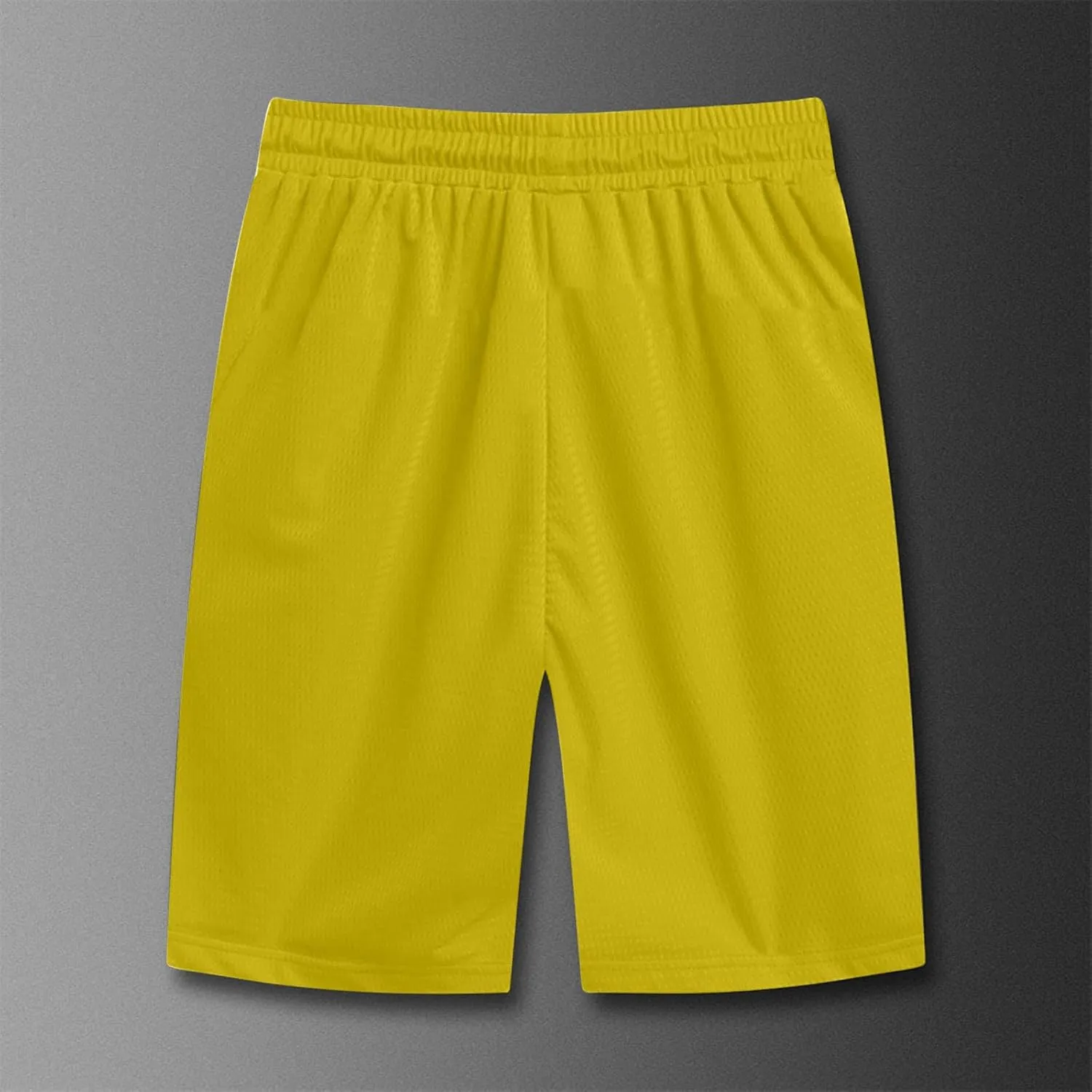 Mens Quick Dry Running Shorts with Zipper Pocket Drawstring Waist Summer Breathable Ice Silk Workout Short Pants