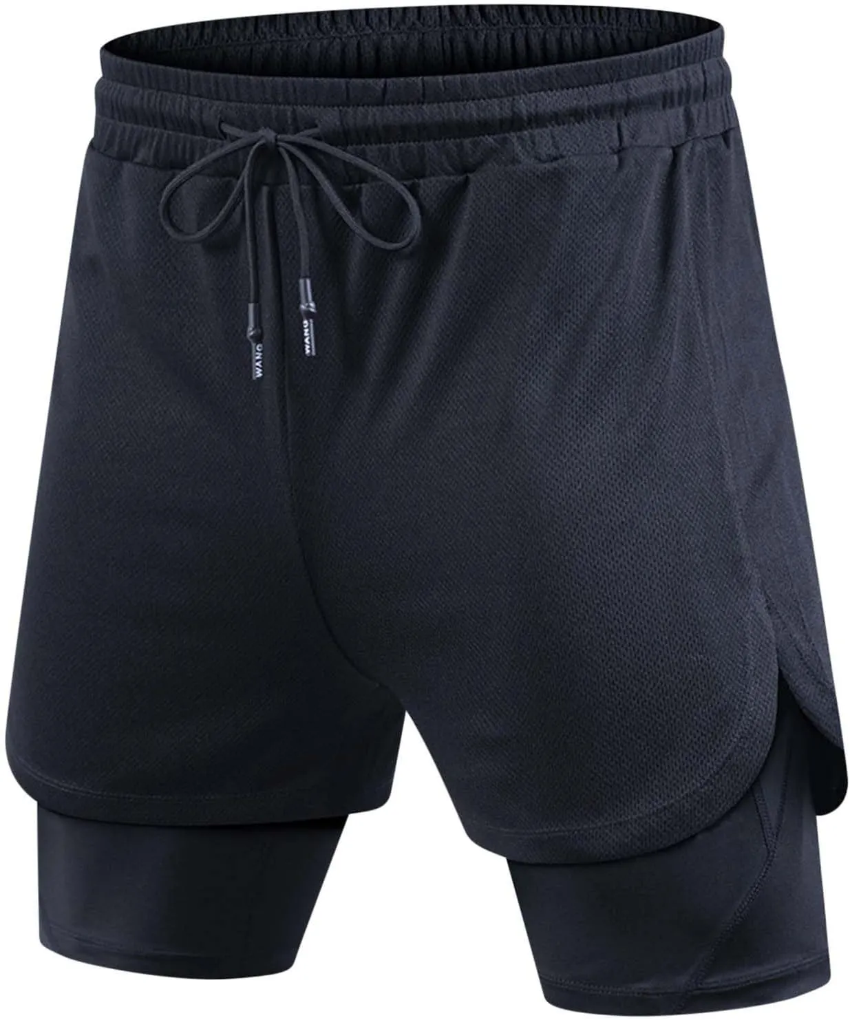 Mens Quick Dry Shorts 2 in 1 Running Shorts Workout Gym Athletic Shorts Men Moisture Wicking Lightweight Training Shorts