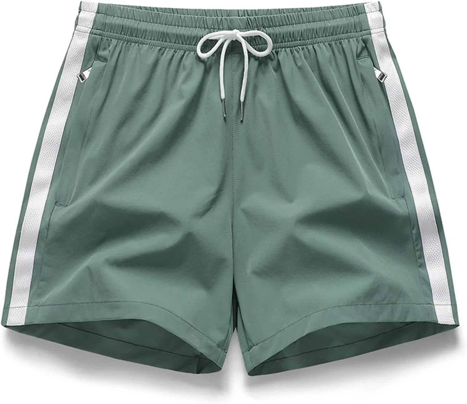 Mens Quick Dry Shorts 5 Inch Lightweight Drawstring Waist Athletic Short Casual Summer Beach Workout Running Shorts