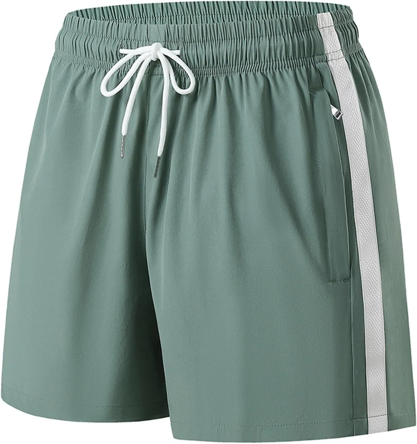 Mens Quick Dry Shorts 5 Inch Lightweight Drawstring Waist Athletic Short Casual Summer Beach Workout Running Shorts