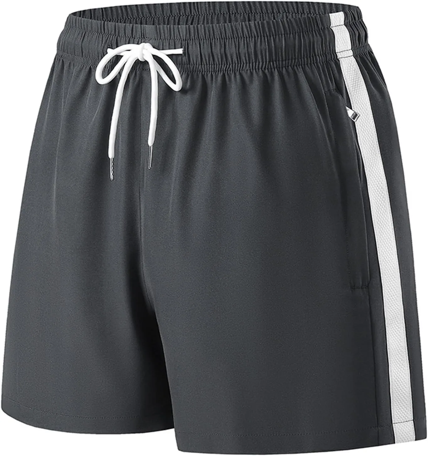 Mens Quick Dry Shorts 5 Inch Lightweight Drawstring Waist Athletic Short Casual Summer Beach Workout Running Shorts