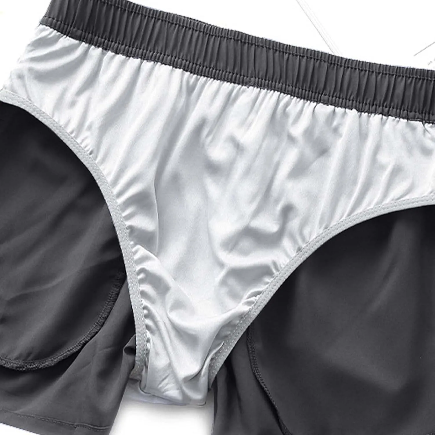 Mens Shorts 5 inch Lightweight Drawstring Waist Athletic Shorts Quick Dry Beach Gym Workout Running Casual Pant