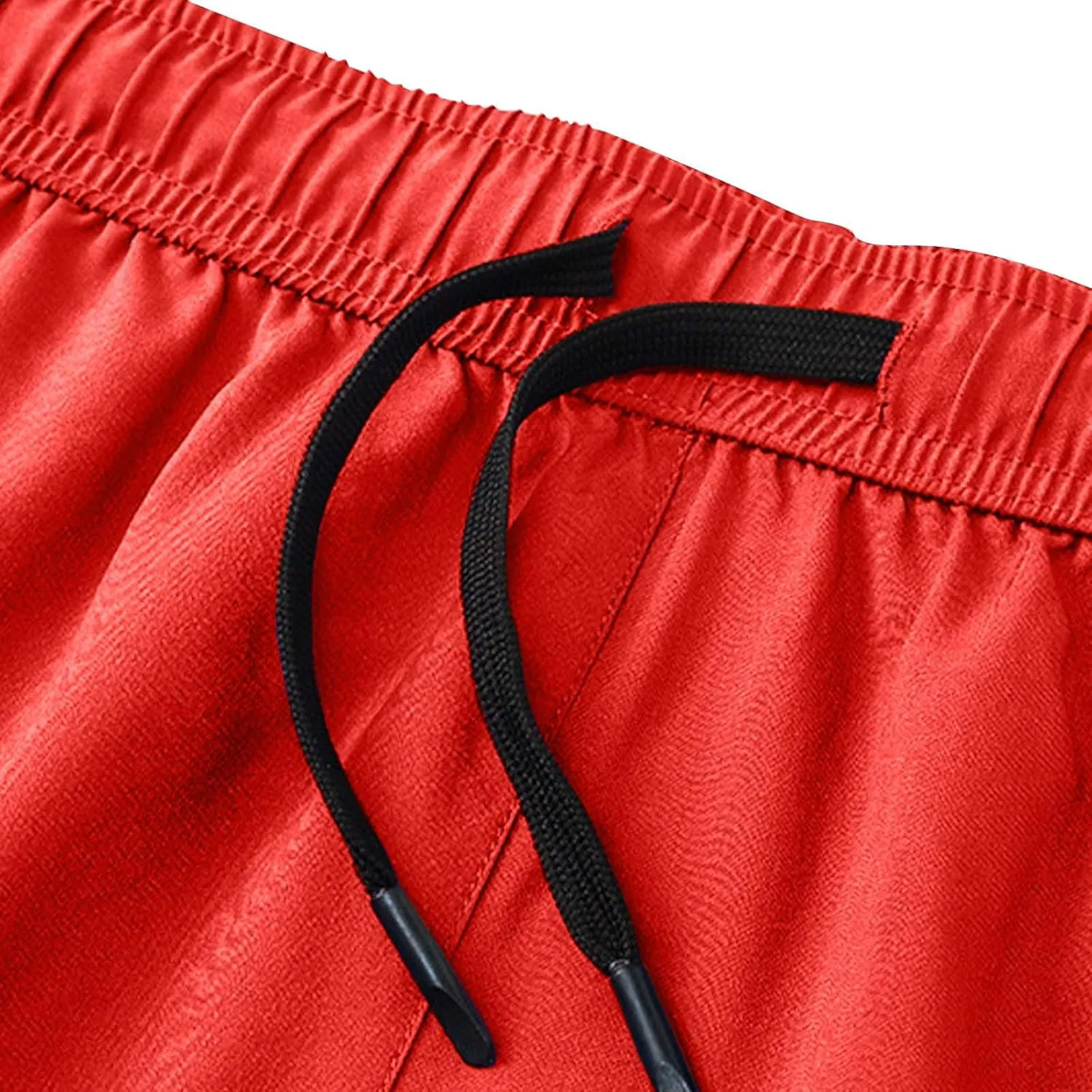 Mens Shorts 5 inch Lightweight Drawstring Waist Athletic Shorts Quick Dry Beach Gym Workout Running Casual Pant