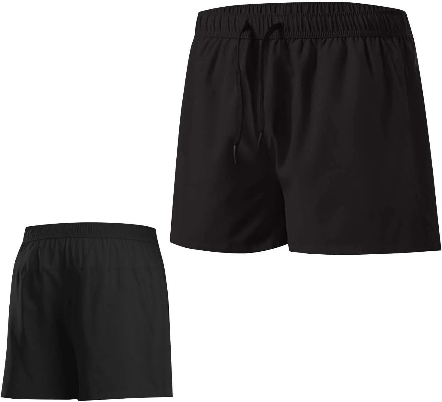 Mens Shorts 5 inch Lightweight Drawstring Waist Athletic Shorts Quick Dry Beach Gym Workout Running Casual Pant
