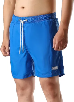 Mens Shorts Summer Quick Dry Gym Running Workout Shorts Classic Fit Elastic Drawstring Waist Soild Color Casual Shorts