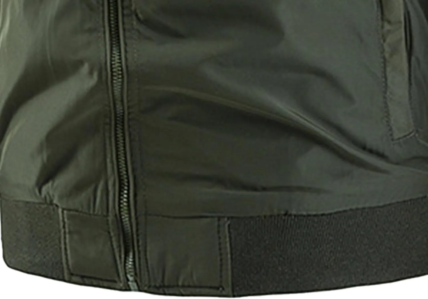 Men's Stand Collar Windproof Windbreaker Lightweight Sportwear Bomber Jackets Full Zip Casual Padded Coats