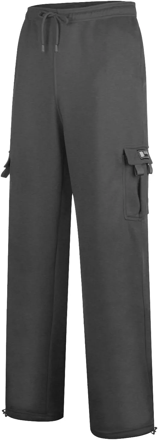 Mens Sweatpants Tall Men Outdoor Cargo Pant Lightweight Tactical Pant Hiking Jogger Classic Fit Multi Pockets 2024