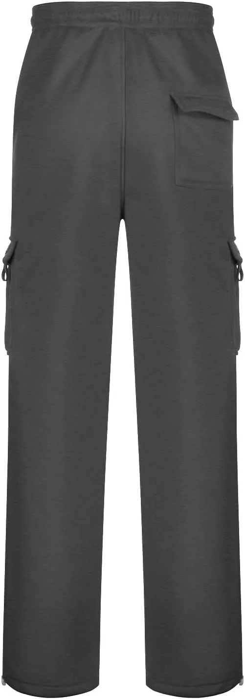 Mens Sweatpants Tall Men Outdoor Cargo Pant Lightweight Tactical Pant Hiking Jogger Classic Fit Multi Pockets 2024