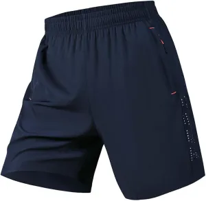 Mens Workout Shorts Drawstring Waist Lightweight Quick Dry Running Shorts Breathable Mosture Wicking Twill Sweatpant