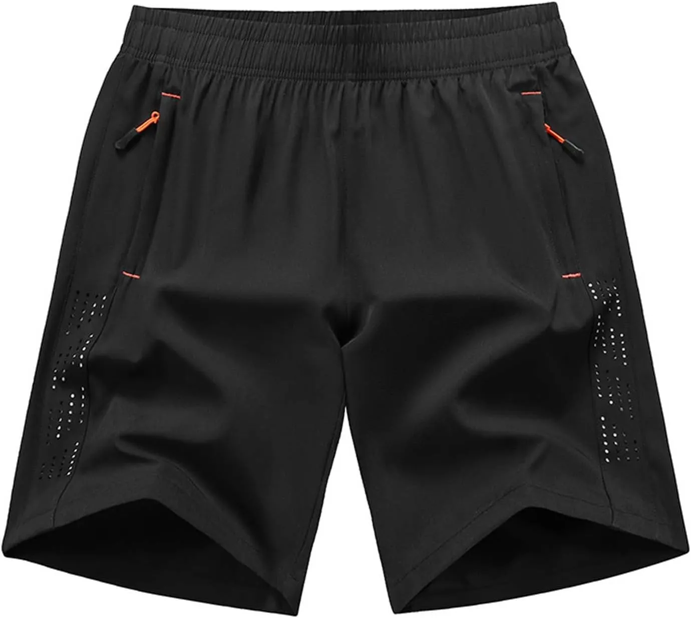 Mens Workout Shorts Drawstring Waist Lightweight Quick Dry Running Shorts Breathable Mosture Wicking Twill Sweatpant