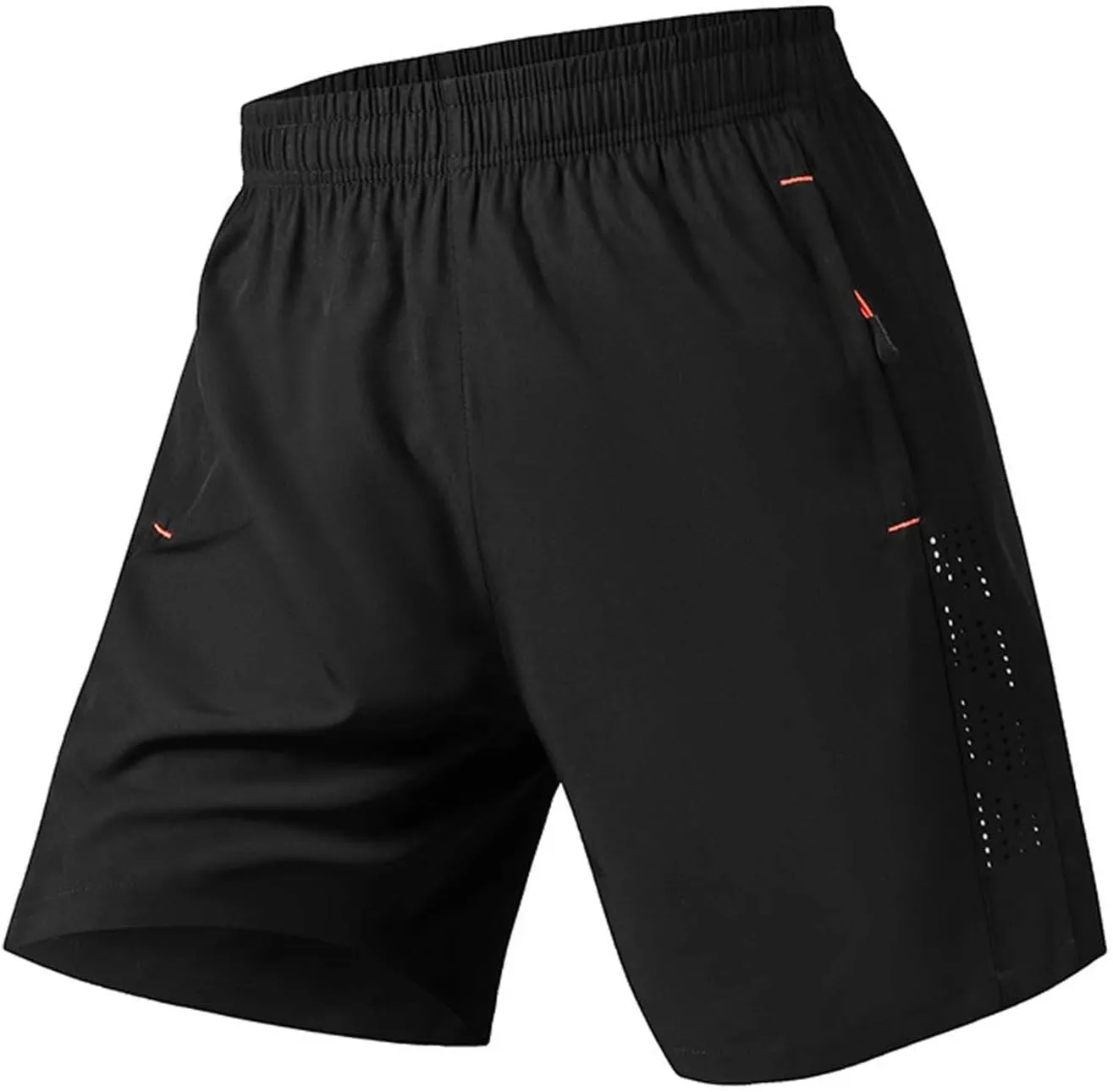 Mens Workout Shorts Drawstring Waist Lightweight Quick Dry Running Shorts Breathable Mosture Wicking Twill Sweatpant