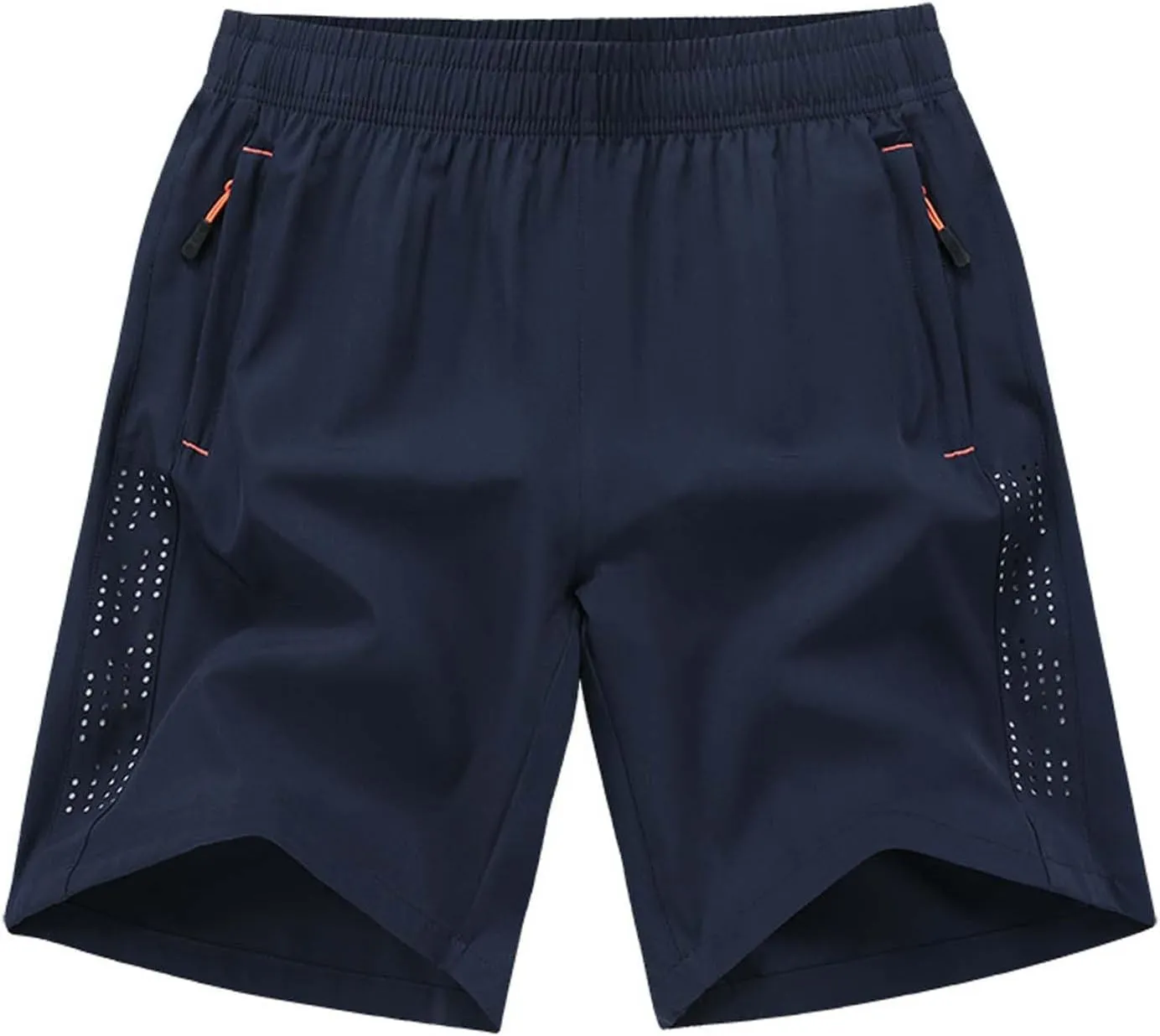 Mens Workout Shorts Drawstring Waist Lightweight Quick Dry Running Shorts Breathable Mosture Wicking Twill Sweatpant