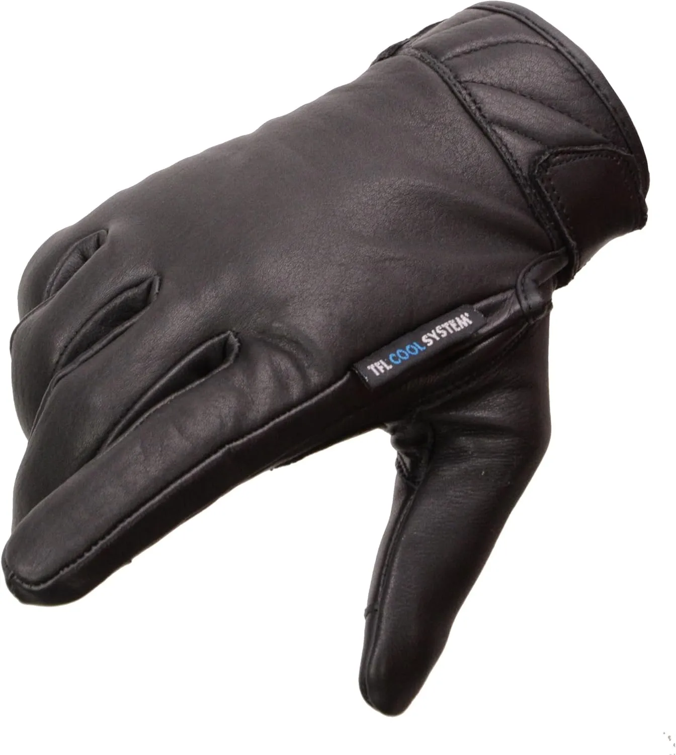 Milwaukee Leather Cool-Tec MG7502 Men's Gel Palm Leather Gloves with Touch Screen Fingers