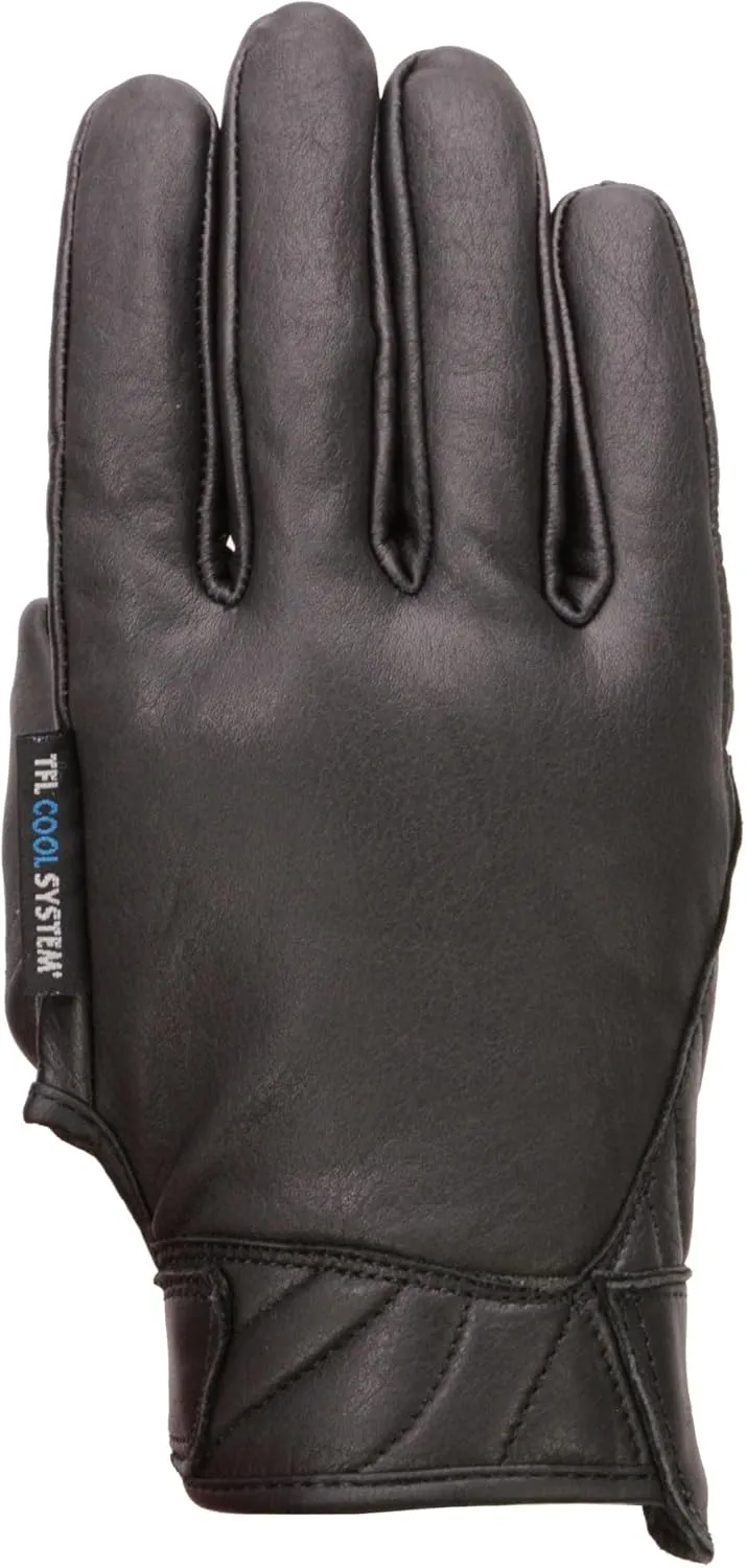 Milwaukee Leather Cool-Tec MG7502 Men's Gel Palm Leather Gloves with Touch Screen Fingers