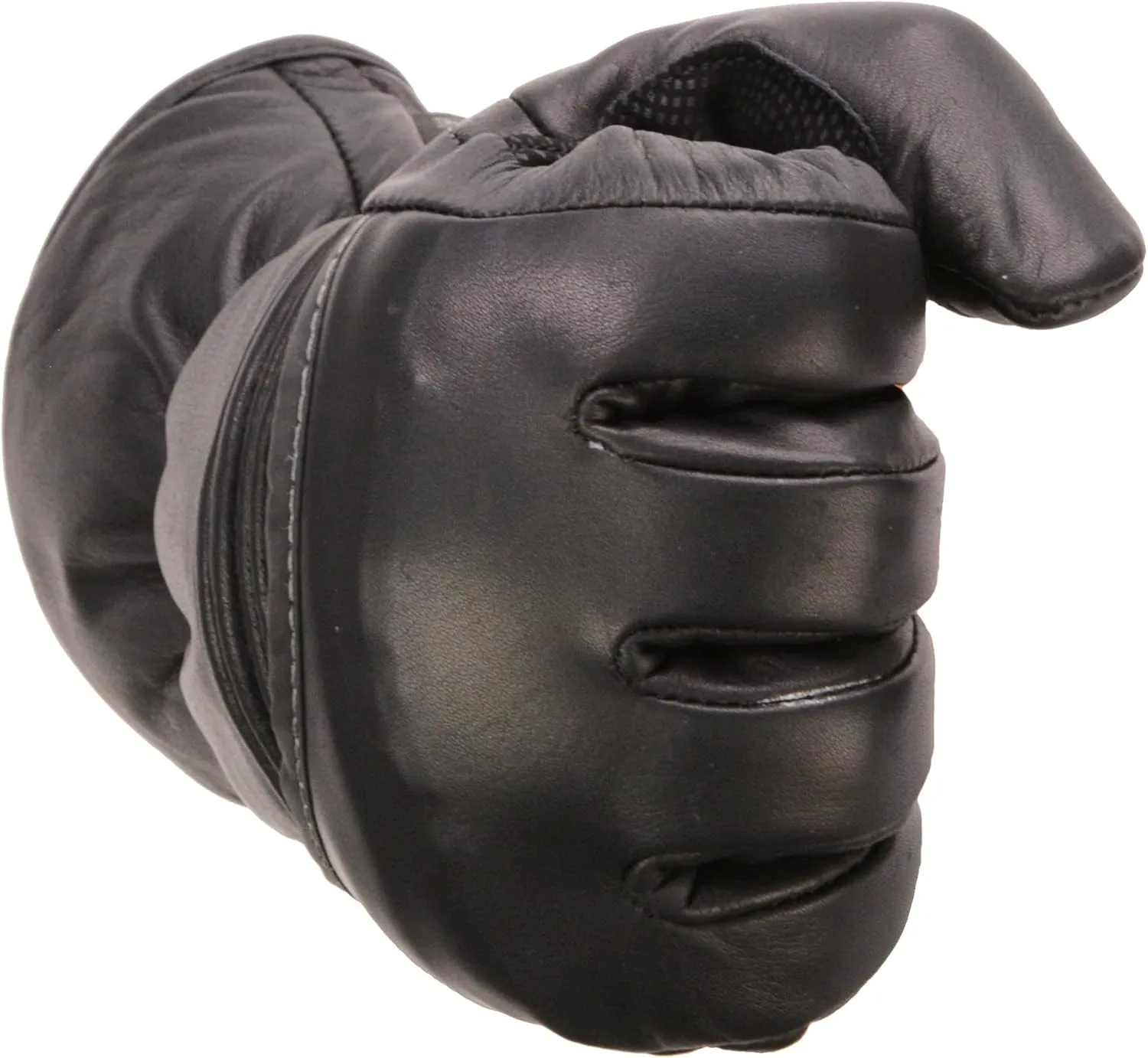 Milwaukee Leather Men's Leather Waterproof Gauntlet Glove w/Flex Knuckles - Touch Screen Fingers MG7551