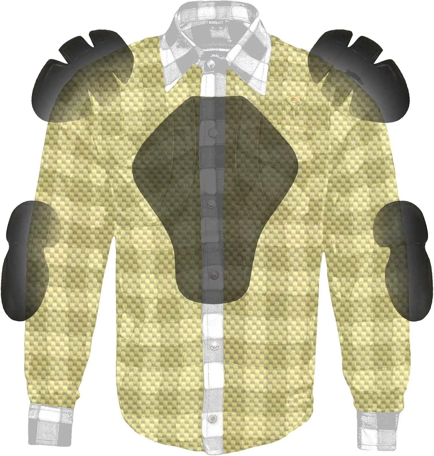 Motorcycle Flannel Shirts Mens Kevlar Reinforced Motorbike Riding Armored Shirt Protective Gear Biker Jacket