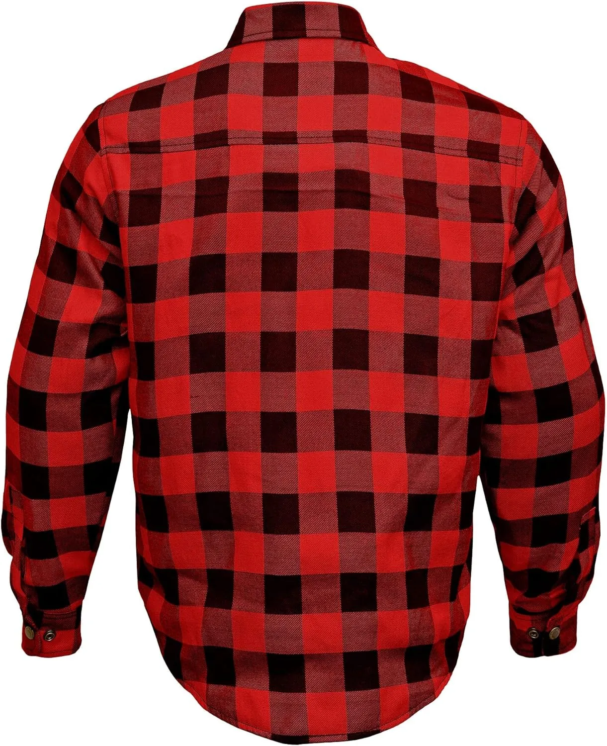 Motorcycle Flannel Shirts Mens Kevlar Reinforced Motorbike Riding Armored Shirt Protective Gear Biker Jacket
