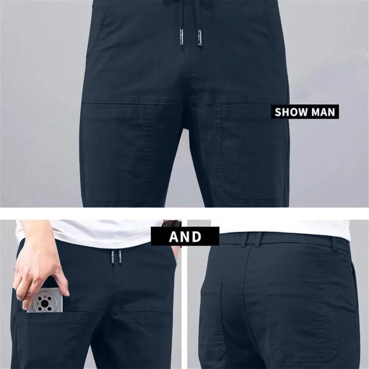 Multipants-High Stretch Multi-Pocket Durable Cargo Pants,Cargo Pants, High Stretch Mens Pants