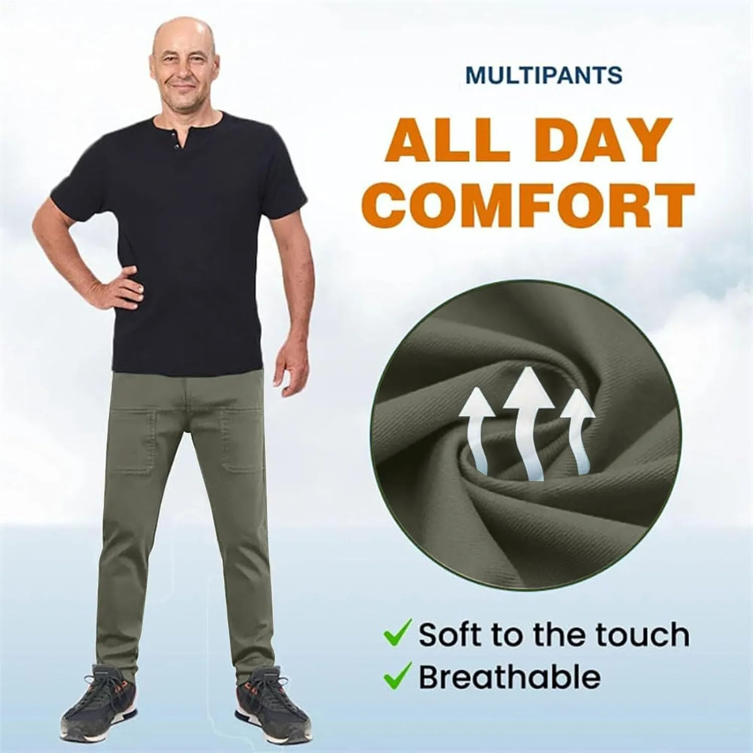 Multipants-High Stretch Multi-Pocket Durable Cargo Pants,Cargo Pants, High Stretch Mens Pants