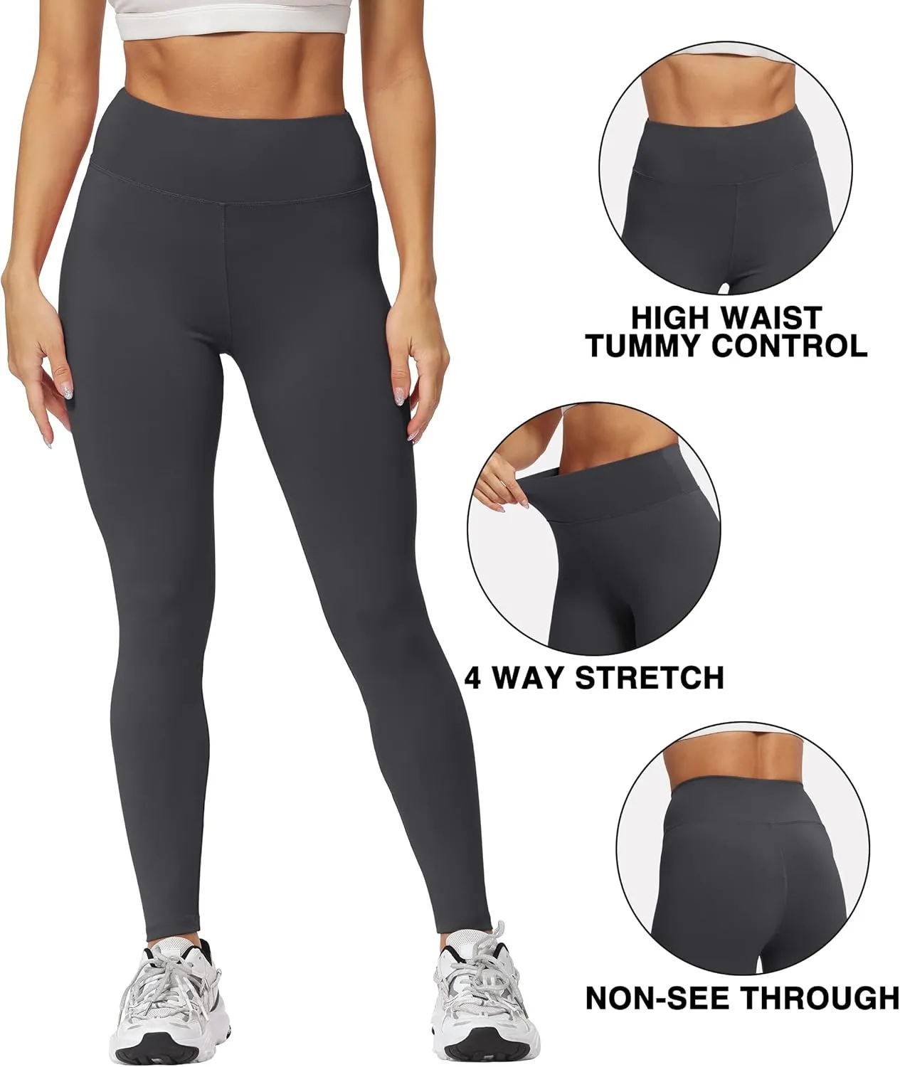 Natural Feelings Buttercloud High Waisted Leggings for Women Ultra Soft Stretch Slim Yoga Leggings