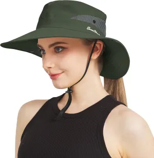 NPJY Sun Hats for Women Men 3” Wide Brim UPF 50  Fishing Beach Bucket Hats
