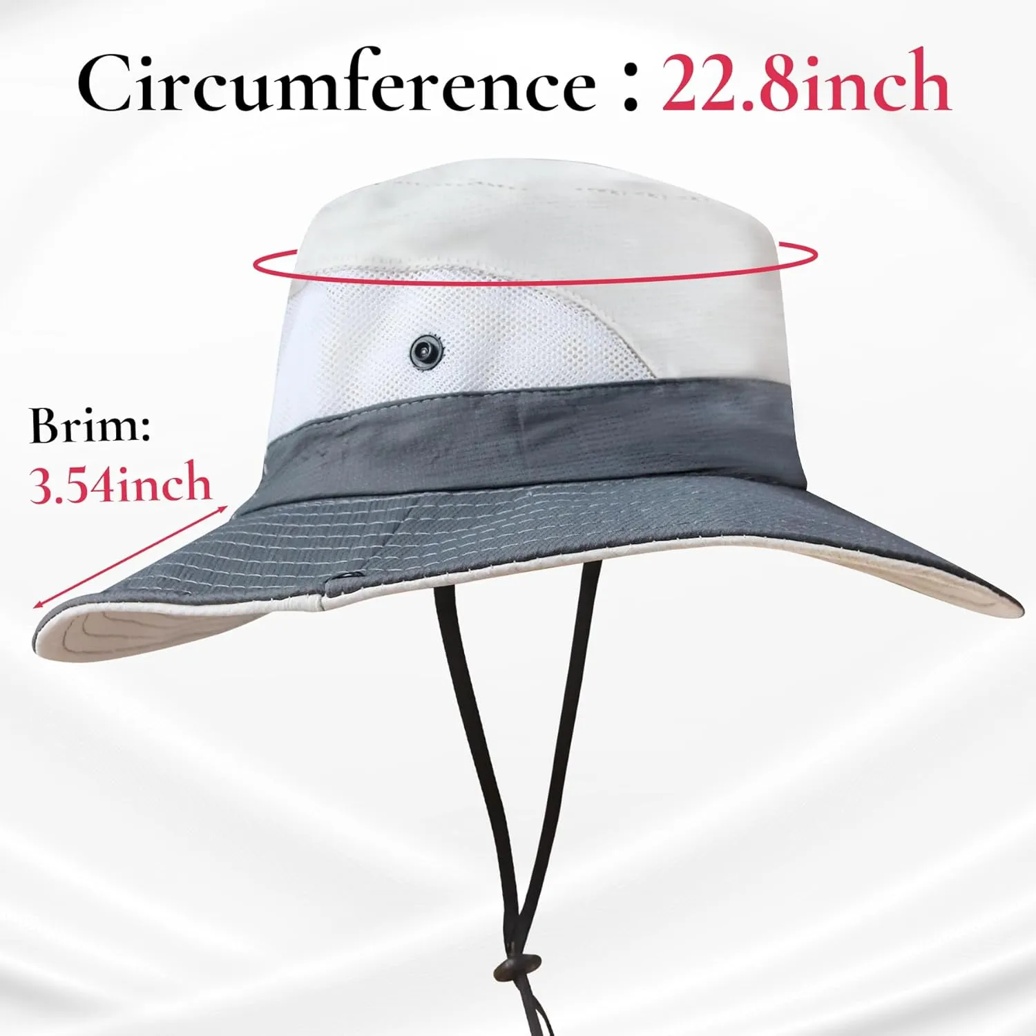 NPQQUAN 2 Packs Ponytail Sun Bucket Hat for Women Men Wide Brim UPF 50  Fishing & Beach Hats
