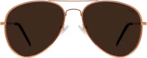 NYS Collection Premium Polarized Classic Aviator Sunglasses, Lightweight Frame, 63mm Lenses, UV400 for Men & Women