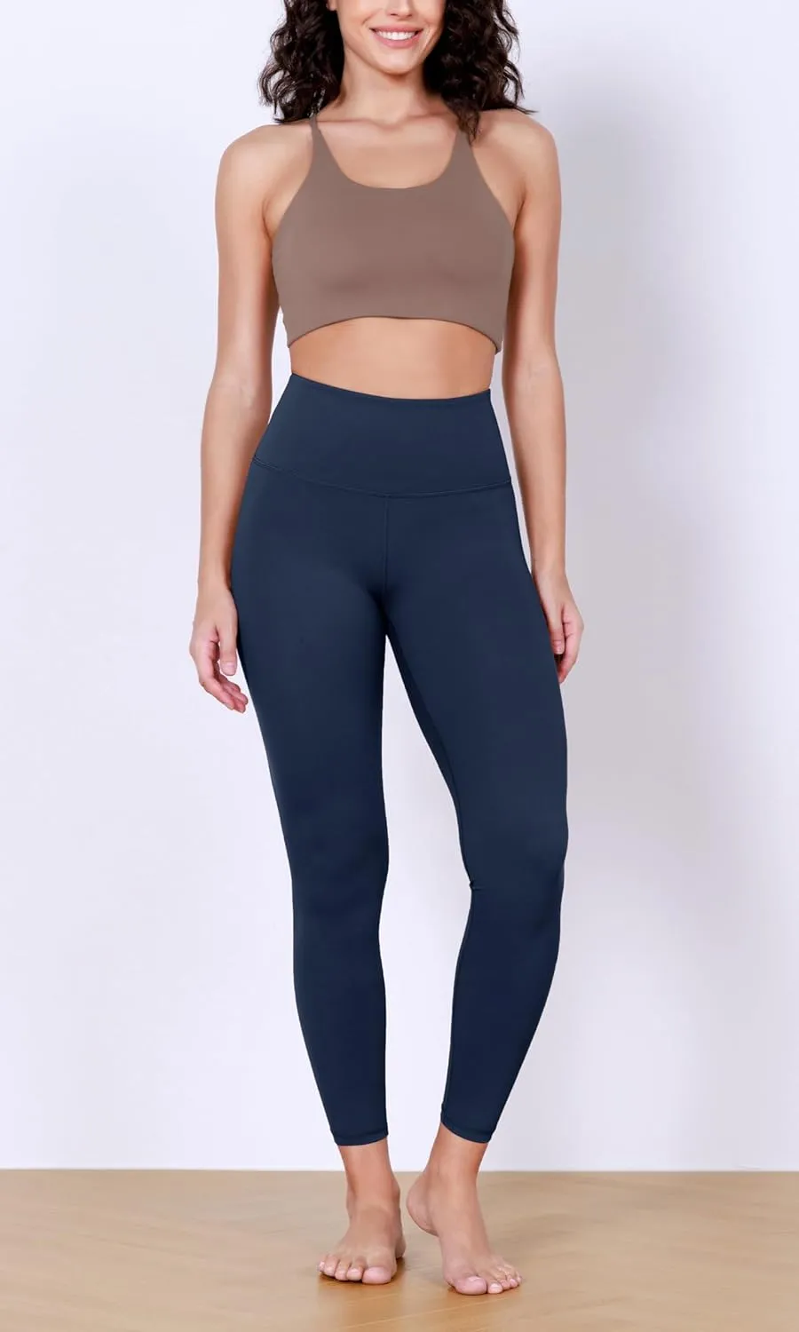 ODODOS Body-Hugging Workout Leggings with Back Pocket for Women, 25" /28" High Waist Yoga Pants