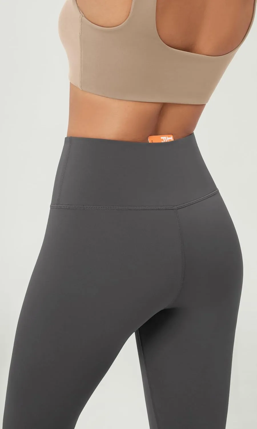 ODODOS Body-Hugging Workout Leggings with Back Pocket for Women, 25" /28" High Waist Yoga Pants
