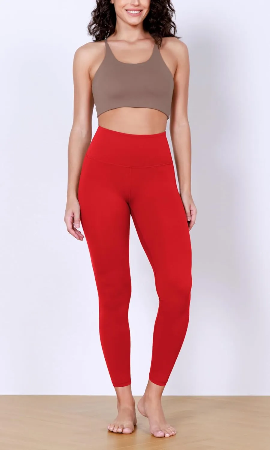ODODOS Body-Hugging Workout Leggings with Back Pocket for Women, 25" /28" High Waist Yoga Pants