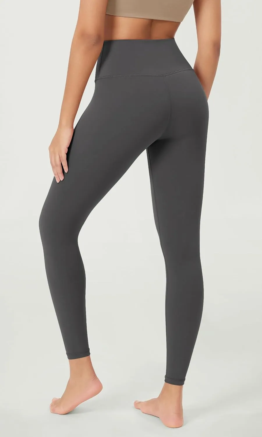 ODODOS Body-Hugging Workout Leggings with Back Pocket for Women, 25" /28" High Waist Yoga Pants