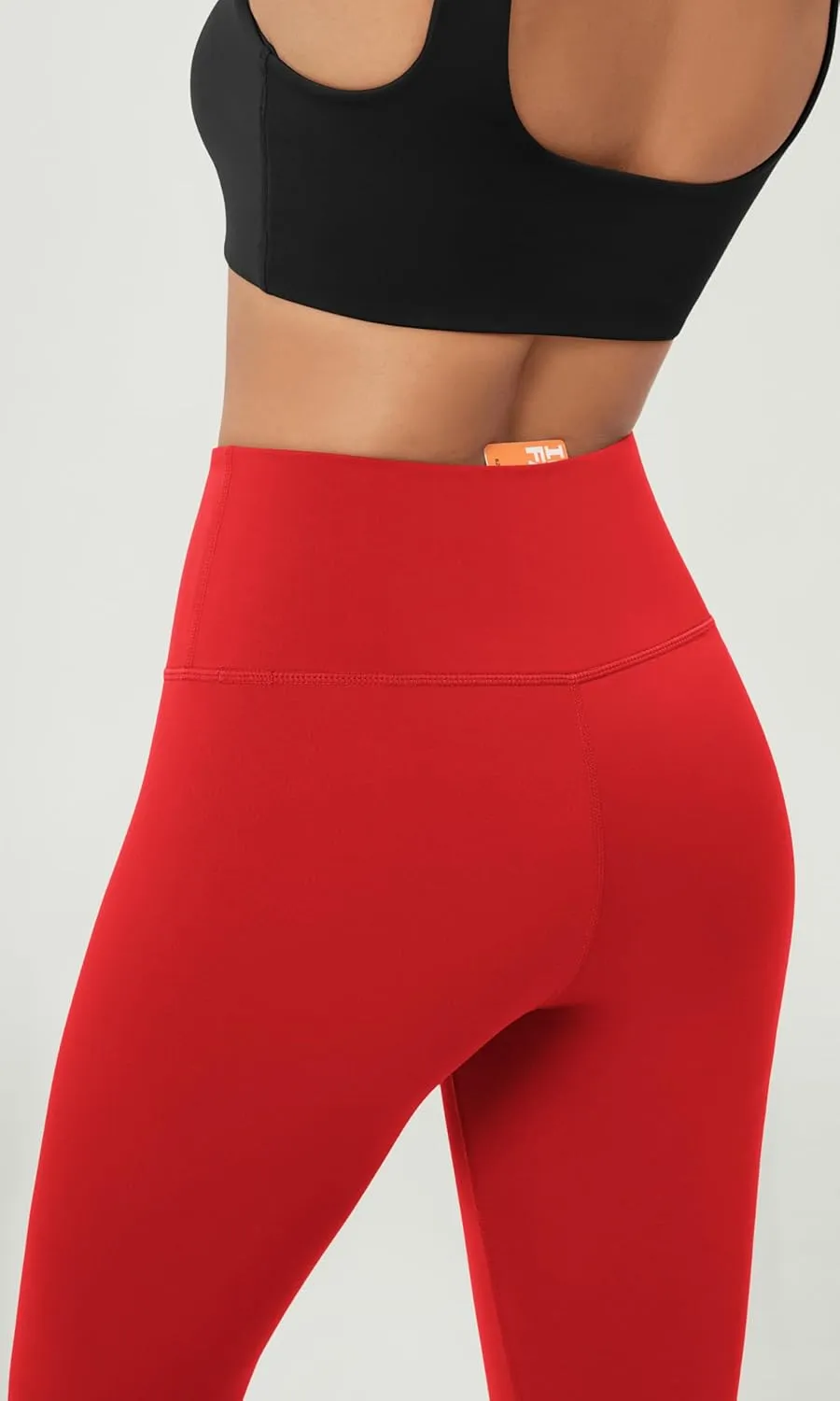 ODODOS Body-Hugging Workout Leggings with Back Pocket for Women, 25" /28" High Waist Yoga Pants