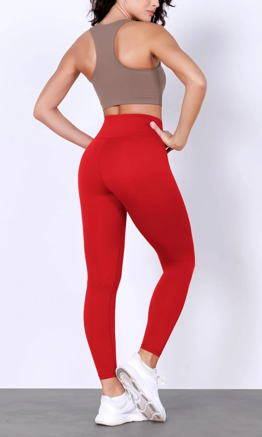 ODODOS Body-Hugging Workout Leggings with Back Pocket for Women, 25" /28" High Waist Yoga Pants