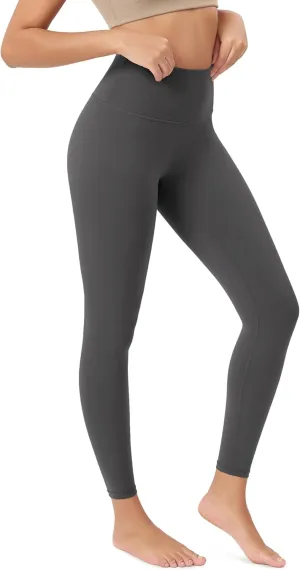ODODOS Body-Hugging Workout Leggings with Back Pocket for Women, 25" /28" High Waist Yoga Pants