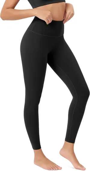ODODOS Body-Hugging Workout Leggings with Back Pocket for Women, 25" /28" High Waist Yoga Pants