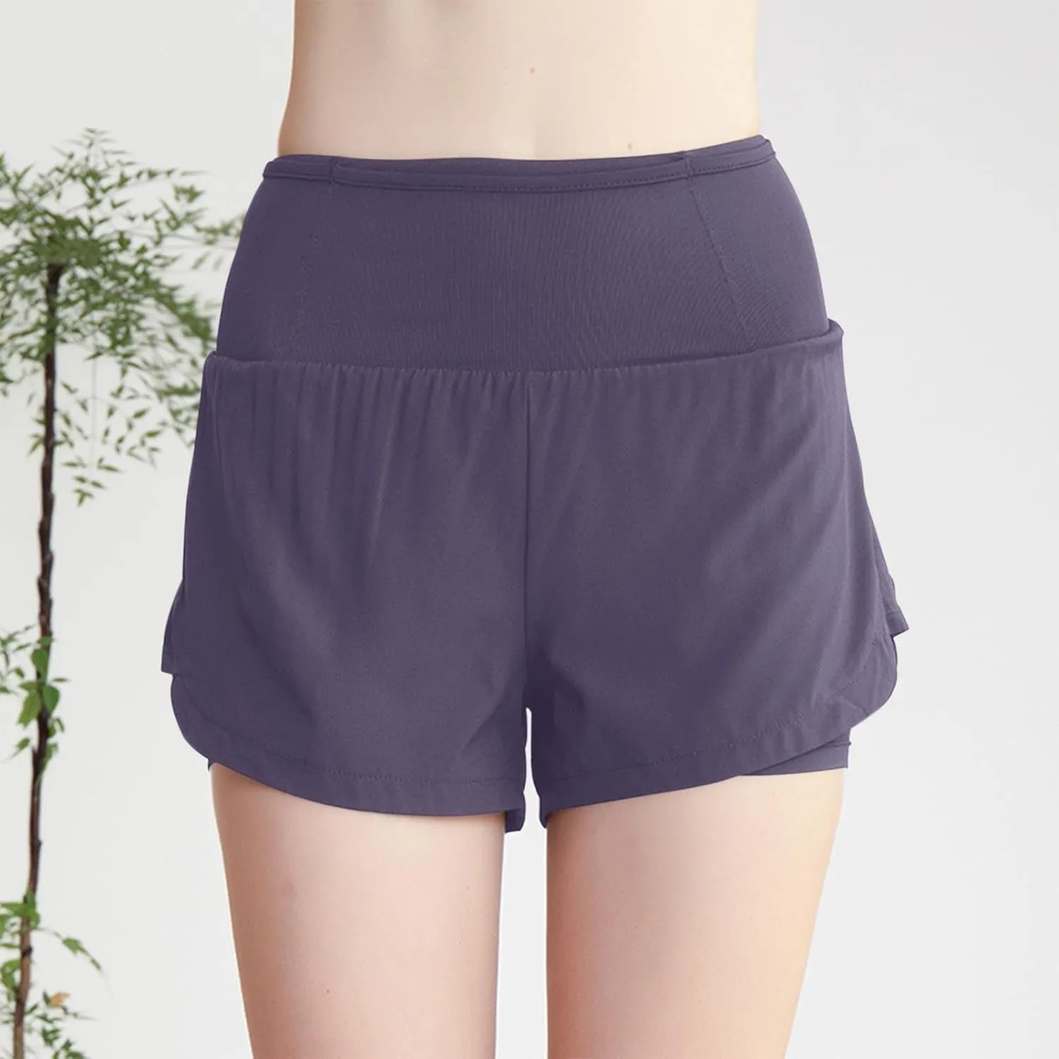 Oplxuo Womens Athletic Shorts Basic Running Shorts Lightweight Quick Dry Gym Workout Shorts