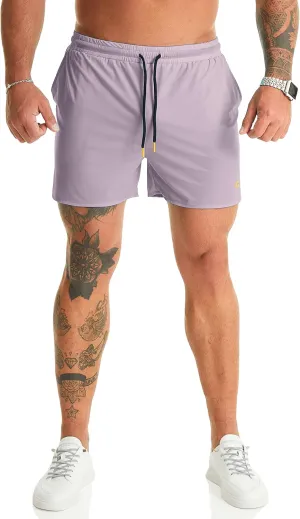 Ouber Men's Light Athletic Short Workout Quick Dry Shorts for Running Swimming Gym Training Shorts